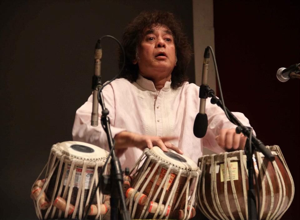 Ustad Zakir Hussain at Music in New Delhi